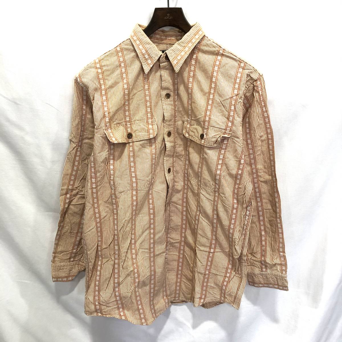 E4664◾️シュガーケーンUNIQUE UNIFORM コットン総柄シャツ E4664◾️シュガーケーンUNIQUE UNIFORM コットン総柄シャツ