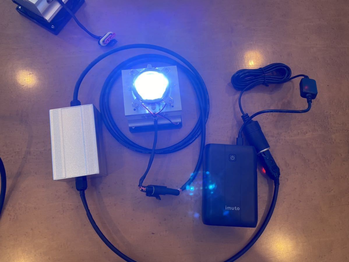 高出力 UV LED コンパクト 昆虫 ライトトラップ セット 灯火採集の落札
