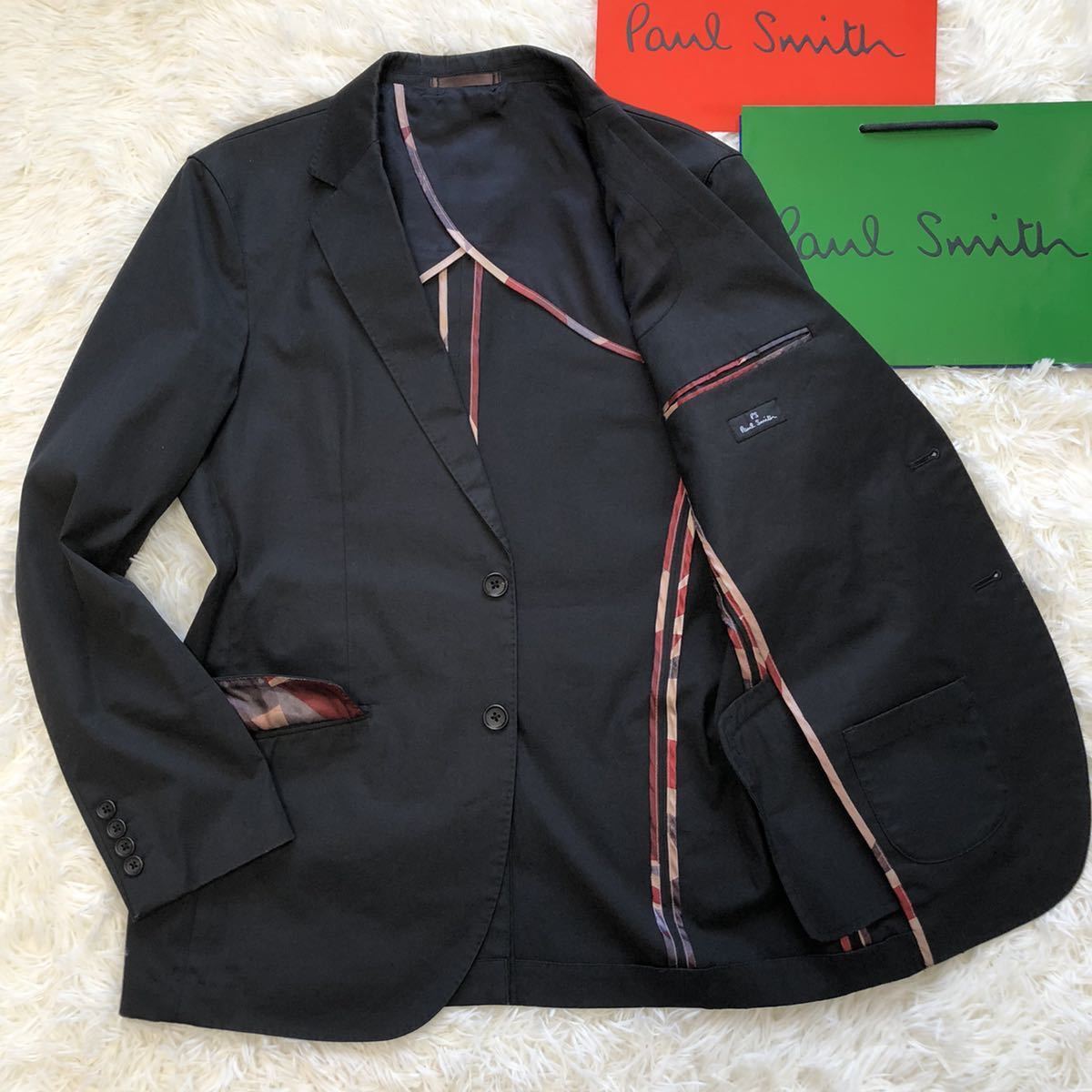 PS Paul Smith ユニオンジャック裏地 ウール 2Bブレザージャケット