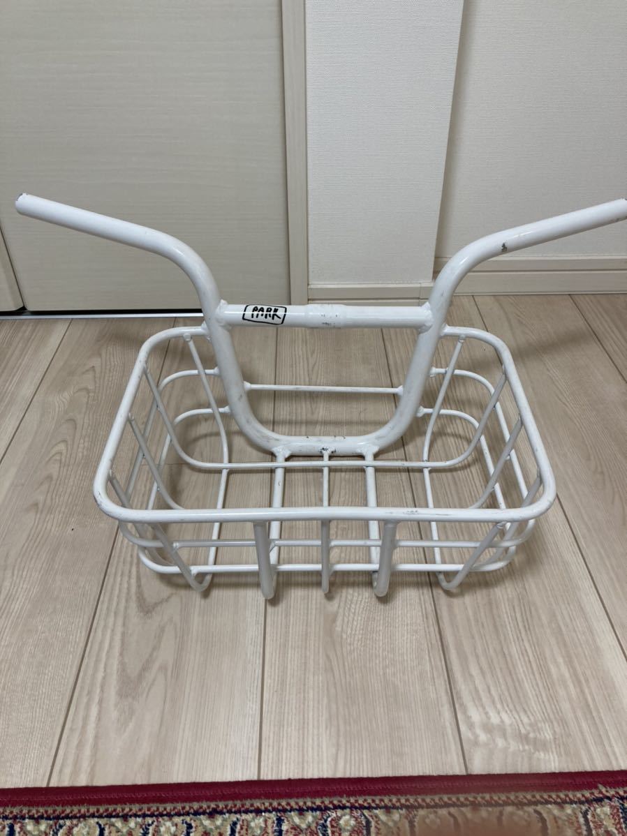 自転車 ハンドル カゴ付きハンドル ライダーズカフェ 検の)ピスト BMX