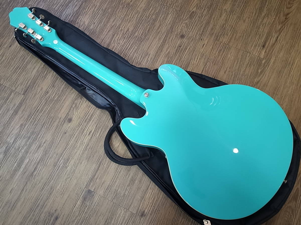 極美品!!2020年Epiphone Casino Turquoiseエピフォン・カジノ