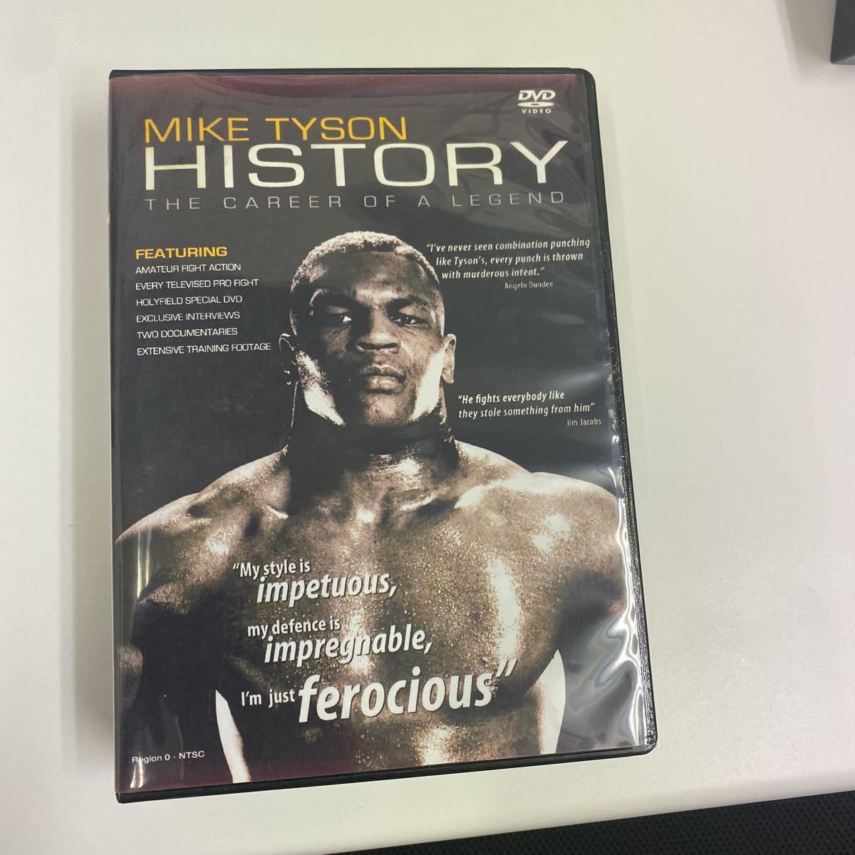 貴重マニア必見》MIKE TYSON HISTORY マイク・タイソン生涯全試合 DVD