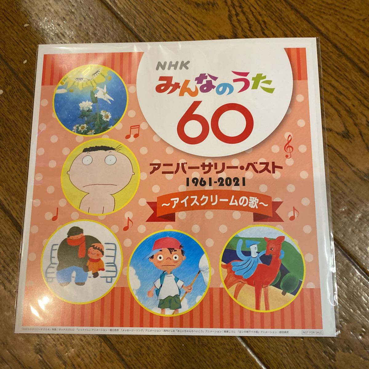 新品 Nhk みんなのうた 60 アニバーサリー ベスト1960 21 アイスクリームの歌 デカ ジャケット24cm 24cm 新品未開封 の落札情報詳細 ヤフオク落札価格情報 オークフリー スマートフォン版