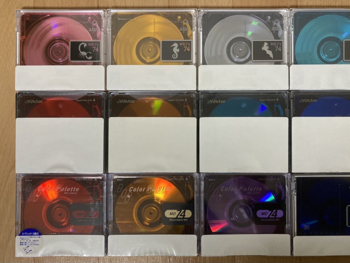 MDディスク 187枚 セット Mini DISC（Victor CLEAR MD 80 2枚セット 