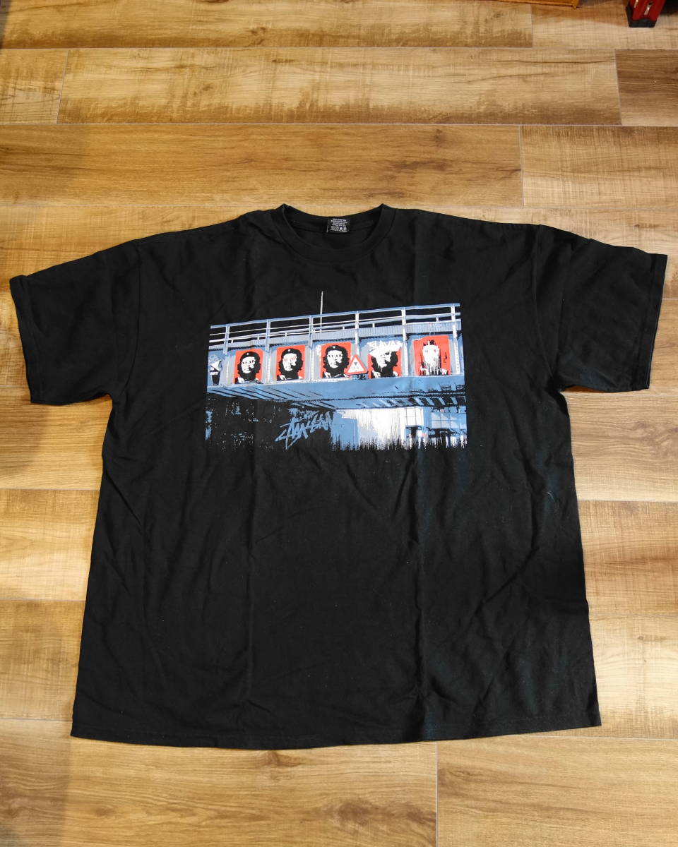 新品】90s Old STUSSY 黒タグ チェ・ゲバラ グラフィック 【XL】 ps010