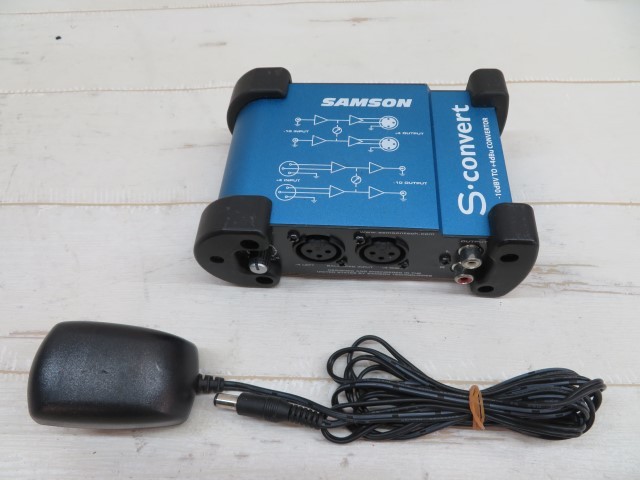 レベルマッチング用入力レベルコンバーター　SAMSON S-convert S-convert | Samson