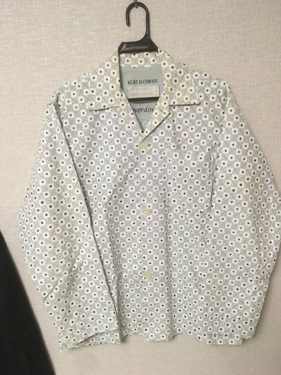 カートコバーン着用 パジャマ シャツ レプリカ overdose グランジ