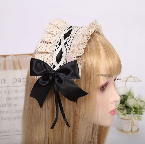 新品 ヘッドドレス ロリータ メイド カチューシャ ヘアバンド 髪飾り ゴスロリ レース ヘアピン 定番 黒 の落札情報詳細 ヤフオク落札価格情報 オークフリー スマートフォン版