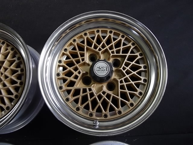 SSR スピードスター　フォーミュラメッシュ　14インチ 114.3 4穴 旧車 SSR スピードスター フォーミュラメッシュ 14インチ ゴールド
