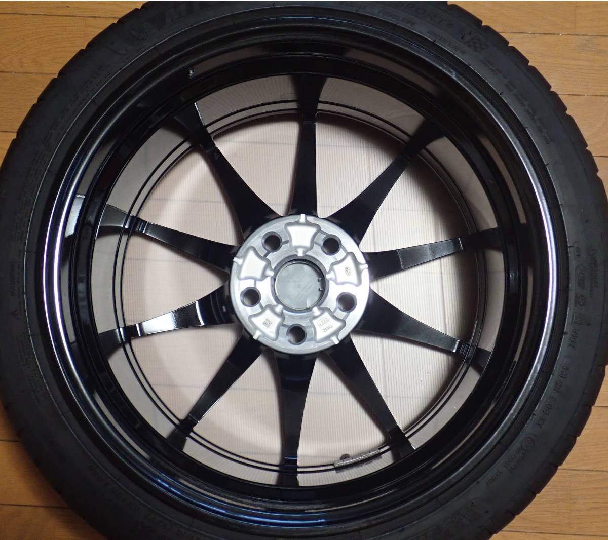 GRヤリス RZハイパフォーマンス 純正BBS鍛造ホイール・タイヤセット 美