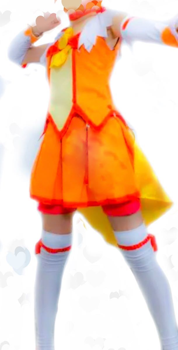 Lサイズ スマイルプリキュア! キュアサニー コスプレ 衣装 Lサイズ スマイルプリキュア! キュアサニー コスプレ 衣装