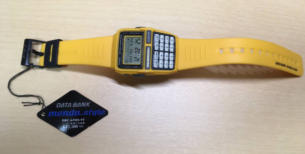 CASIO DATA BANK mondo-style 腕時計 新品】CASIO DATA BANK MONDO STYLE カシオ データバンク モンド