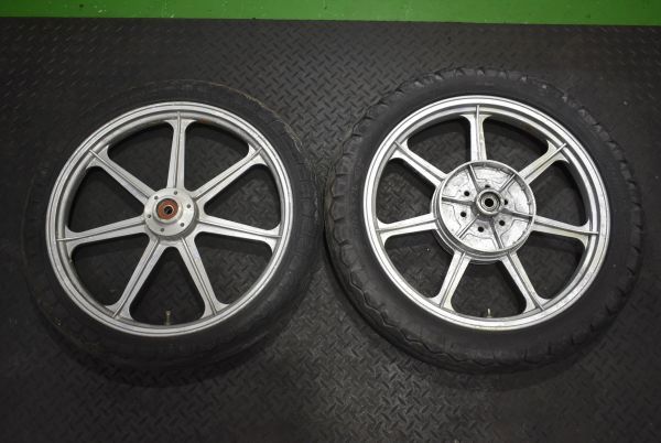 CB400F Four 当時物 AREキャストホイール 前後セット ヨンフォア