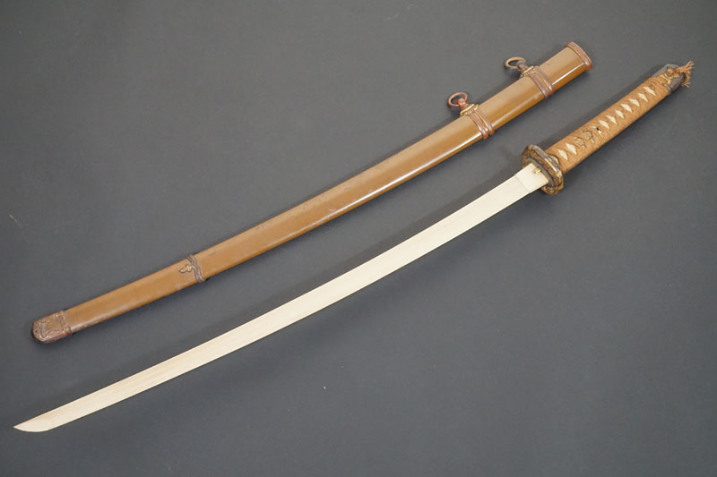 軍刀　儀礼刀　サーベル 桜紋　鞘　柄　部品 敬逢】大日本帝国 旧日本軍 本鮫皮造柄 将官 軍刀 サーベル 桜