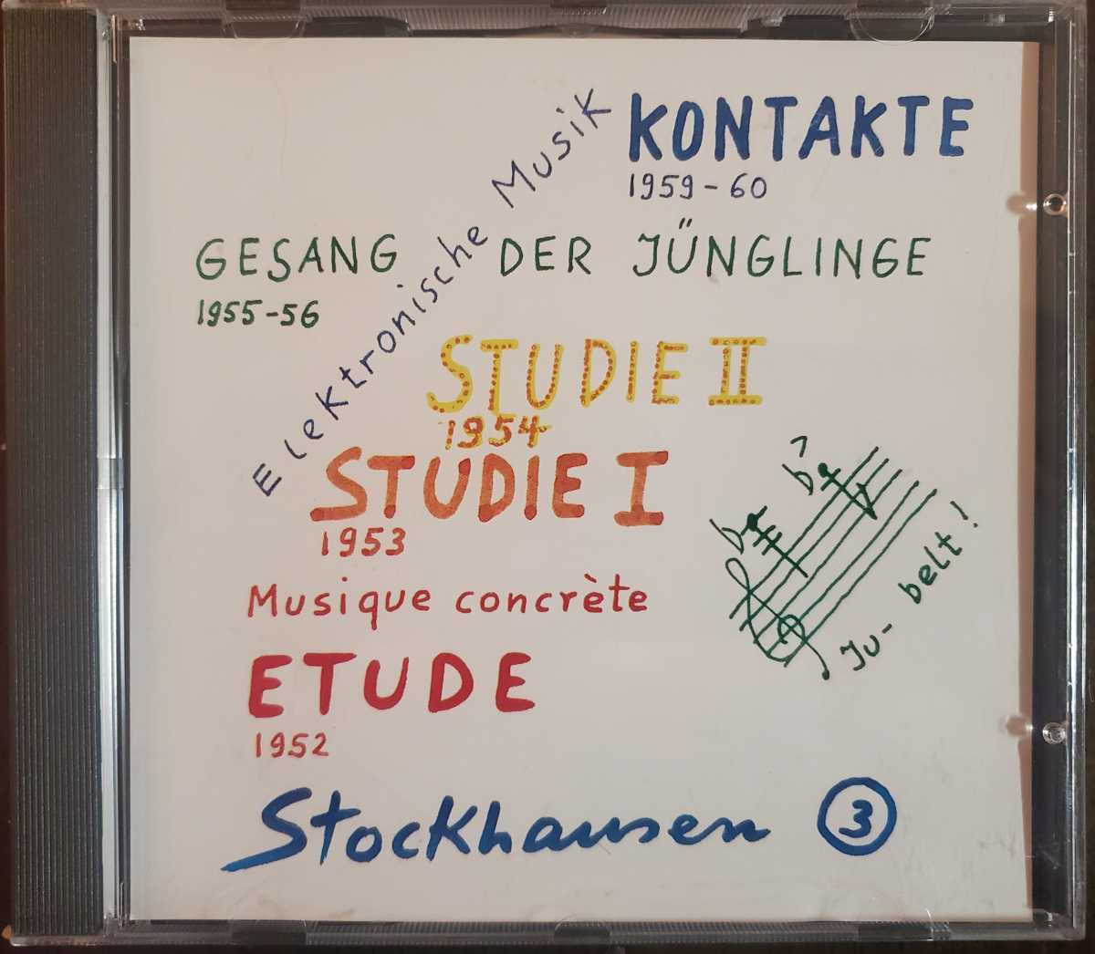 目立った傷や汚れなし】STOCKHAUSEN/ELEKTRONISCHE MUSIK 1952-1960