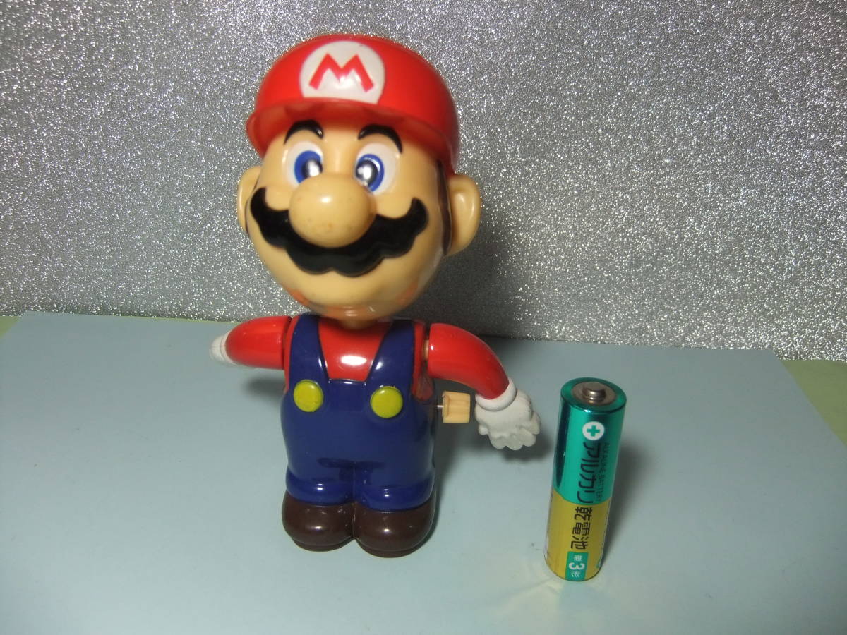 やや傷や汚れあり】任天堂 スーパーマリオ 腕ふり 泳ぐ人形 ナガサキヤ