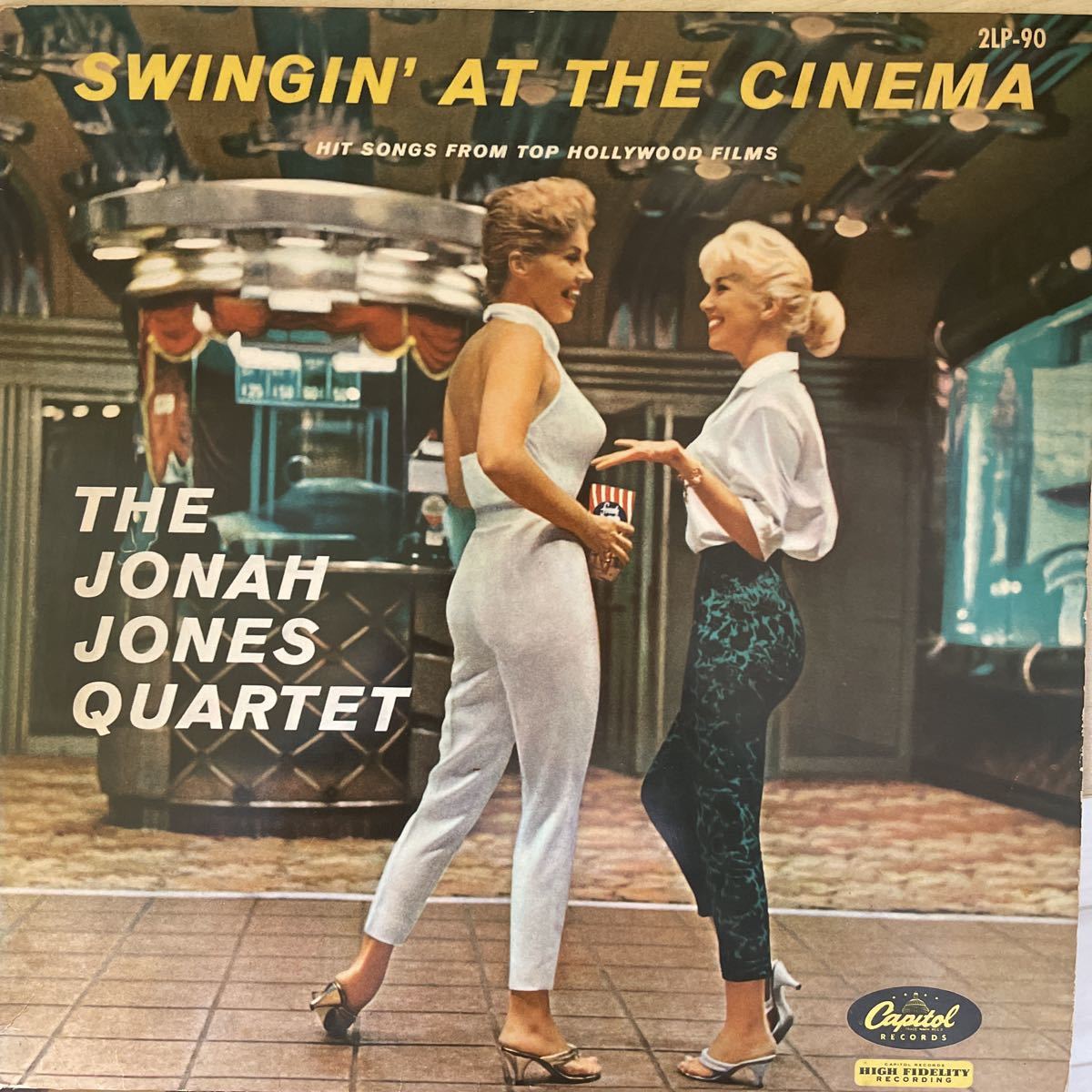 【やや傷や汚れあり】【美盤/国内/ペラジャケ】ジョナ・ジョーンズ・カルテットTHE JONAH JONES QUARTET / シネマで