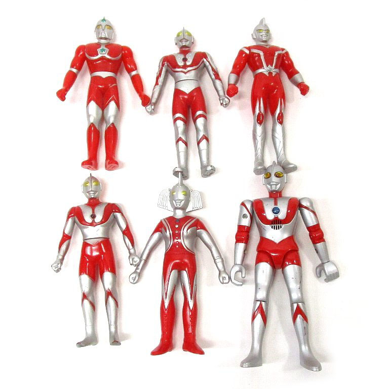 傷や汚れあり】80年代～ 当時物 ウルトラマン ソフビ フィギュア 人形