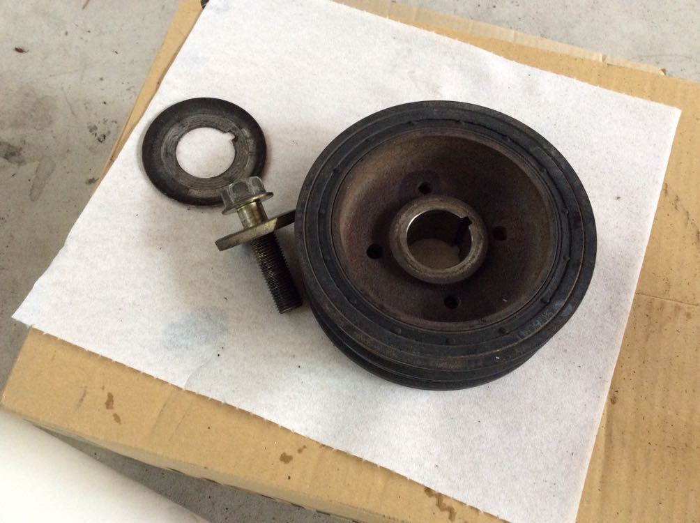 SR311 U20 クランクプーリー】新設計品 純正同形状に拘り削りだした