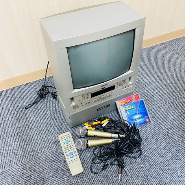 目立った傷や汚れなし】SHARP シャープ DVD KARAOKE TV カラオケ機能