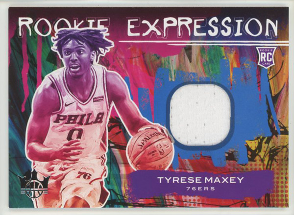 Tyrese Maxey 2020 21 Panini Court Kings Rookie Expression 