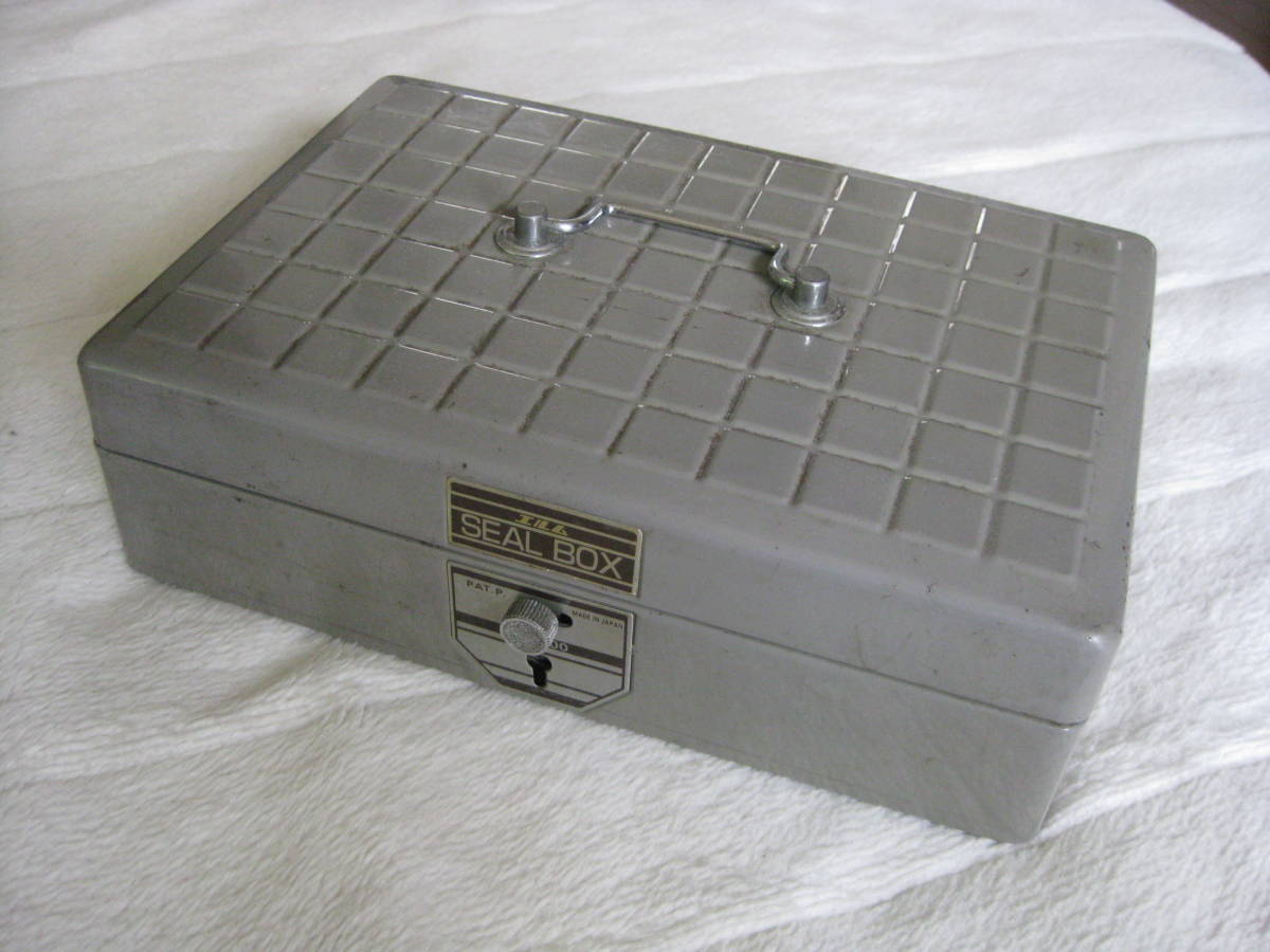 【傷や汚れあり】エルム シールボックス №3000 ゴム印用保管ケース SEAL BOX スチール の落札情報詳細 ヤフオク落札価格情報