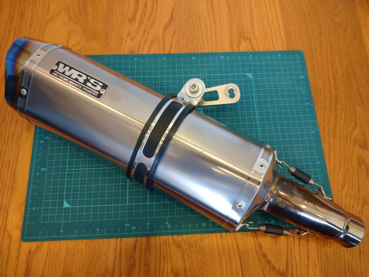 WR'S スリップオンマフラー NINJA250 NINJA400用 Ninja250 Ninja400