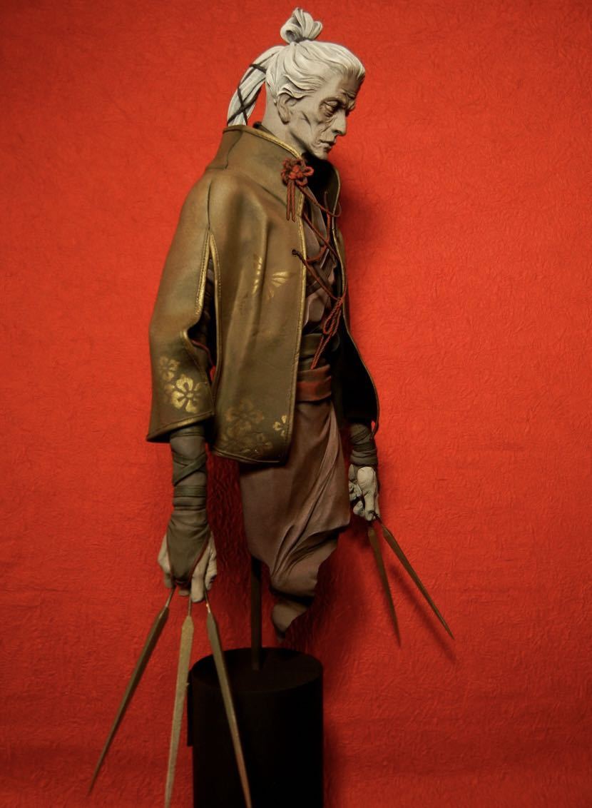 塗装済完成 JETBOY 1/6 死なず半兵衛 隻狼 SEKIRO JETBOY 1/6 死なず