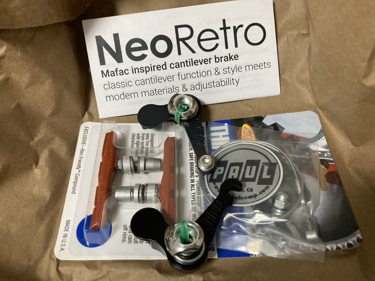 【未使用】新品 PAUL neo retro canti brake (black) ポール ネオ レトロ カンチブレーキ ブラック