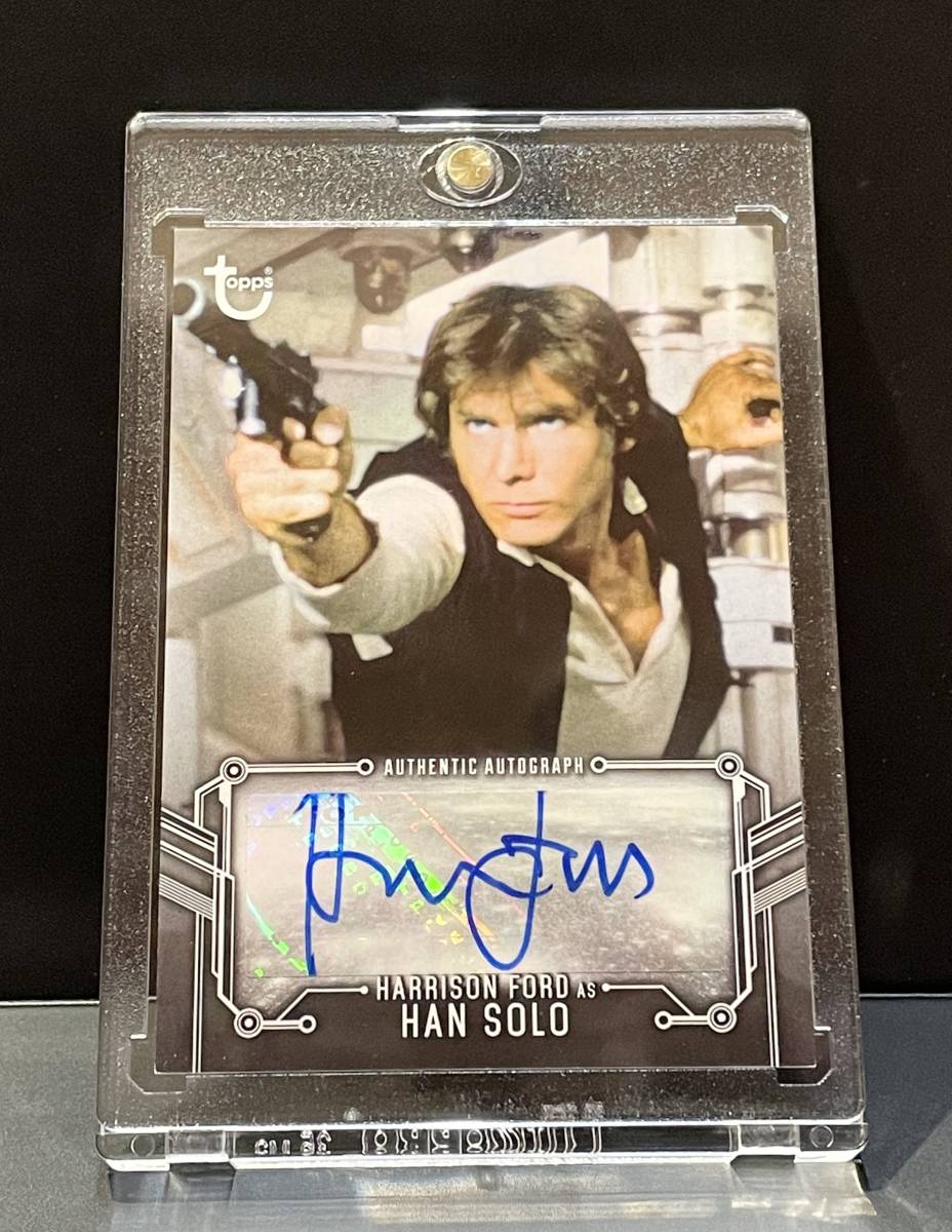 未使用に近い】Harrison Ford as Han Solo 2018 Topps Star Wars Short