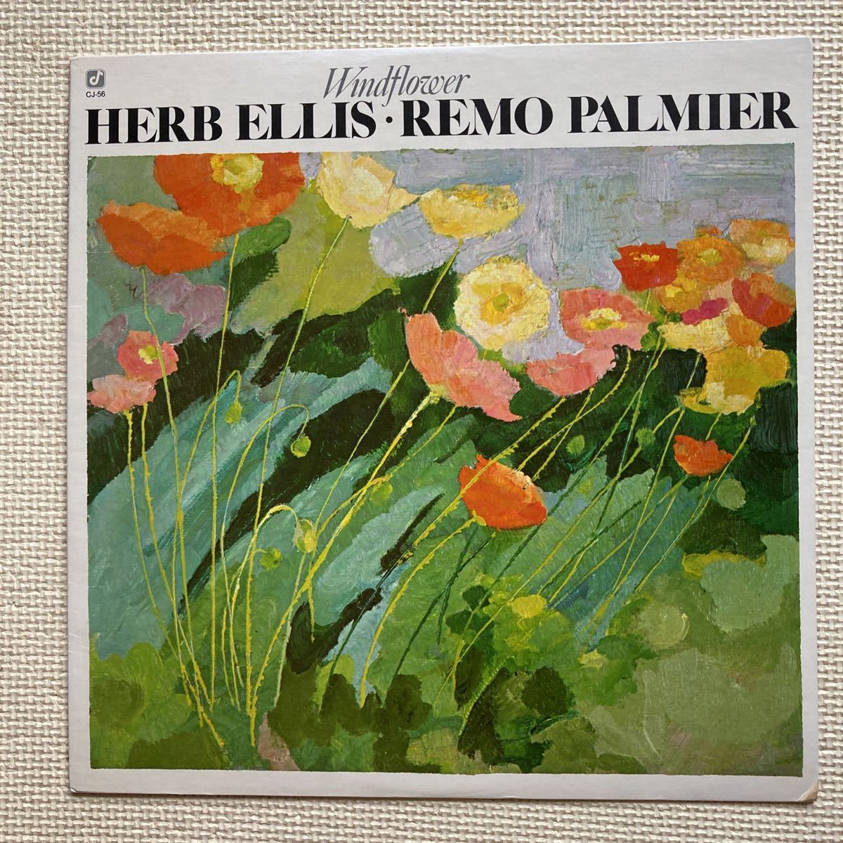 【やや傷や汚れあり】ハーブ・エリス／レモ・パルミエ【「Windflower」HERB ELLIS／REMO PALMIER】1978