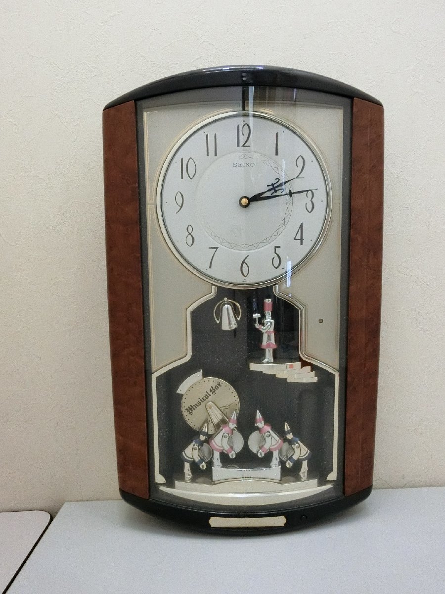 動作品 SEIKO セイコー DREAM LAND からくり時計 置時計 alpか0727
