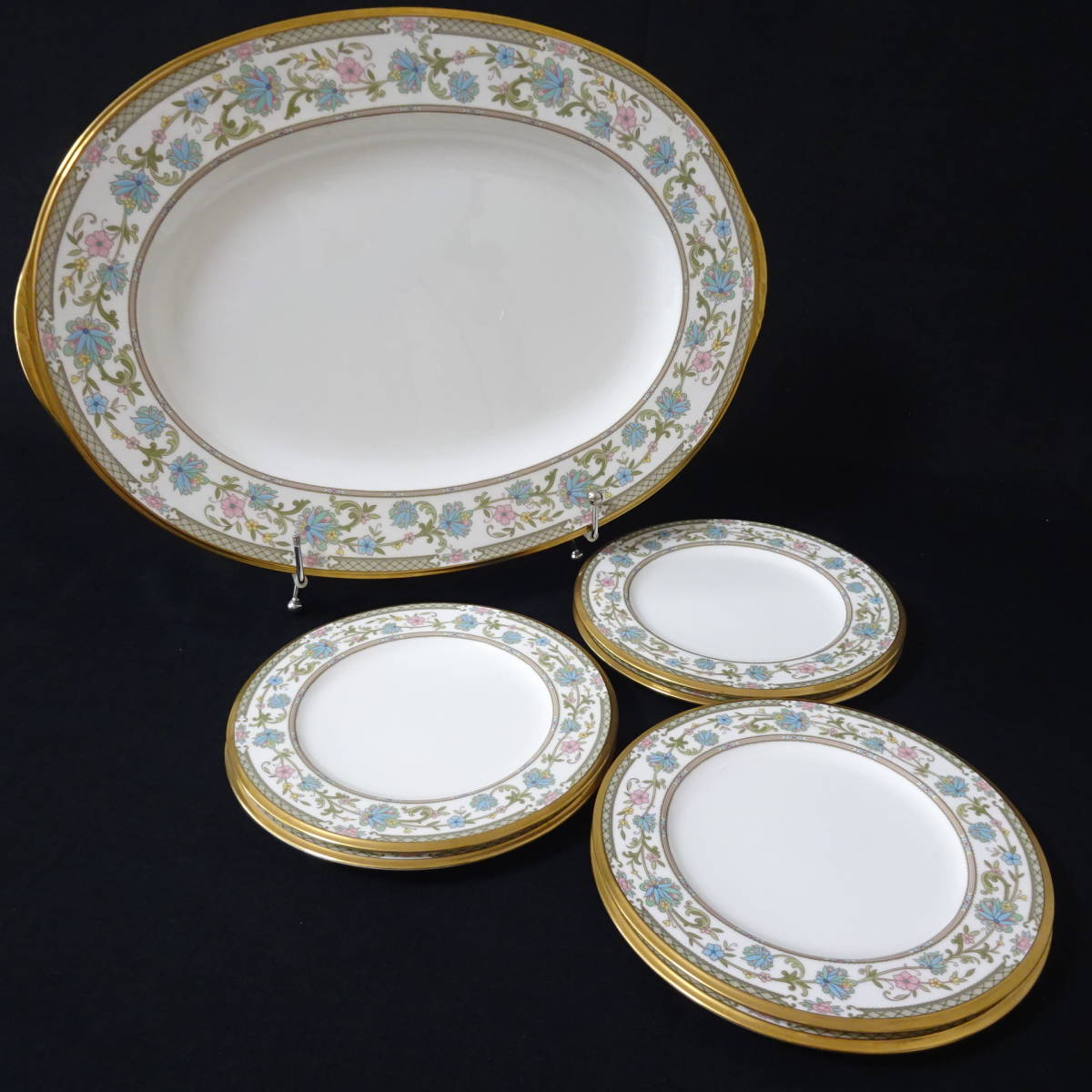 ノリタケ 廃盤 ヨシノ 30.5cm サービスプレート ショープレート 大皿