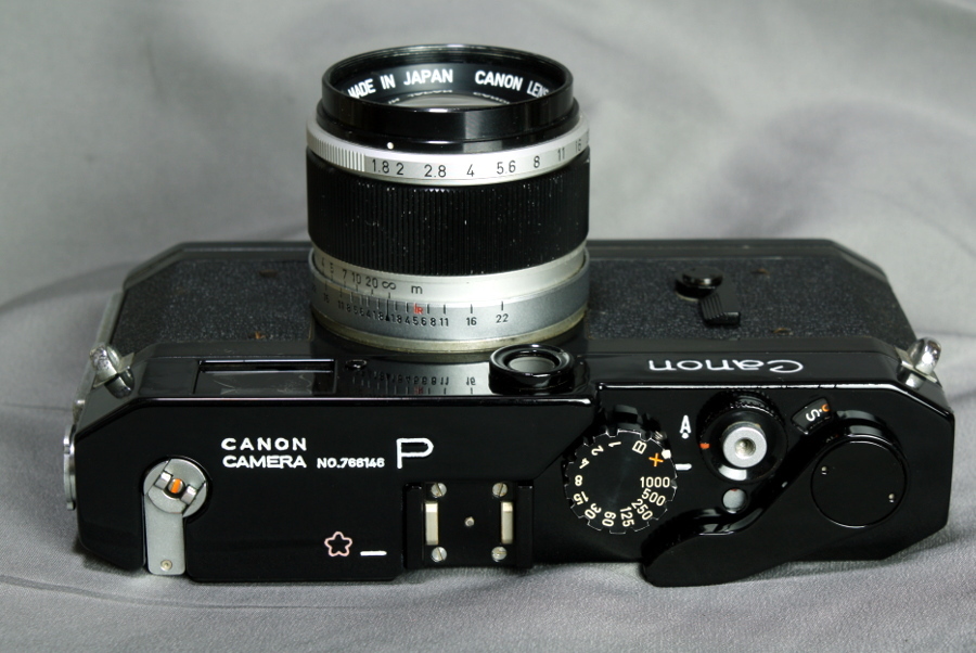 目立った傷や汚れなし】♪♪Canon キャノンP ☆自衛隊用・桜マーク付き