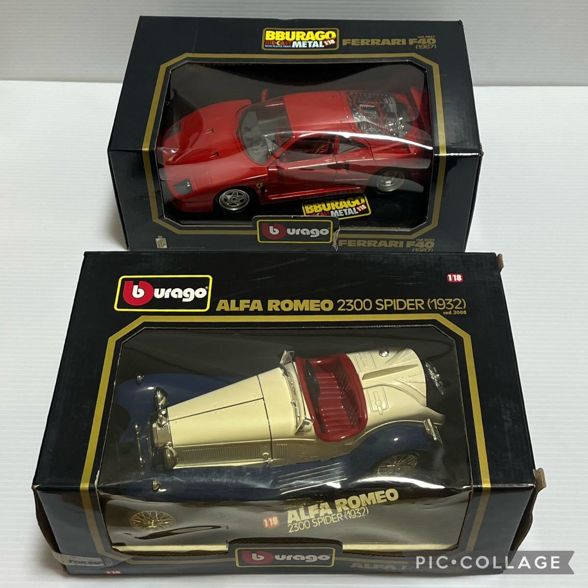 1/18 ブラーゴ フェラーリF50 く ジャンク2台まとめて FERRARI