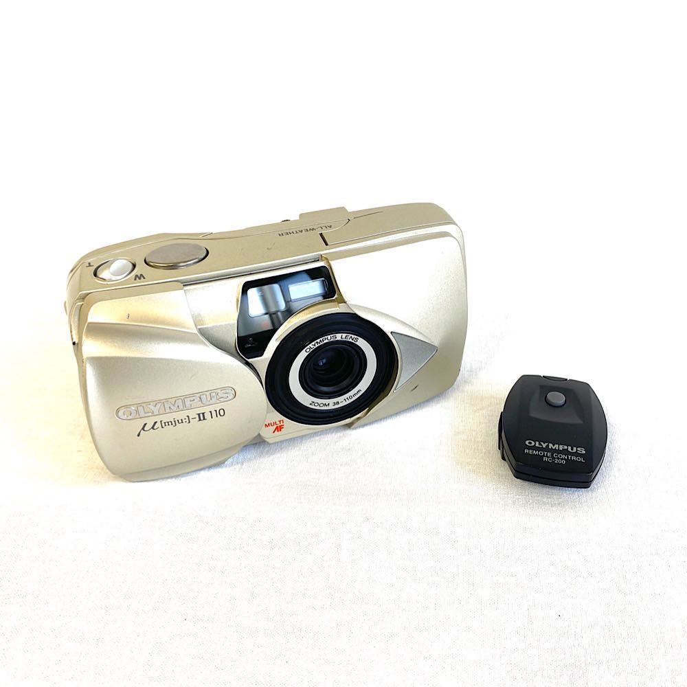 【傷や汚れあり】 OLYMPUS オリンパス μ[mju]II 110 MULTI AF ZOOM 38100mm コンパクトカメラ