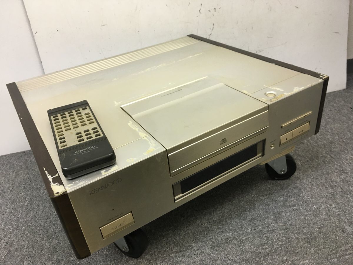 【傷や汚れあり】F239504525 KENWOOD ケンウッド COMPACT DISC PLAYER CDプレーヤー LD1