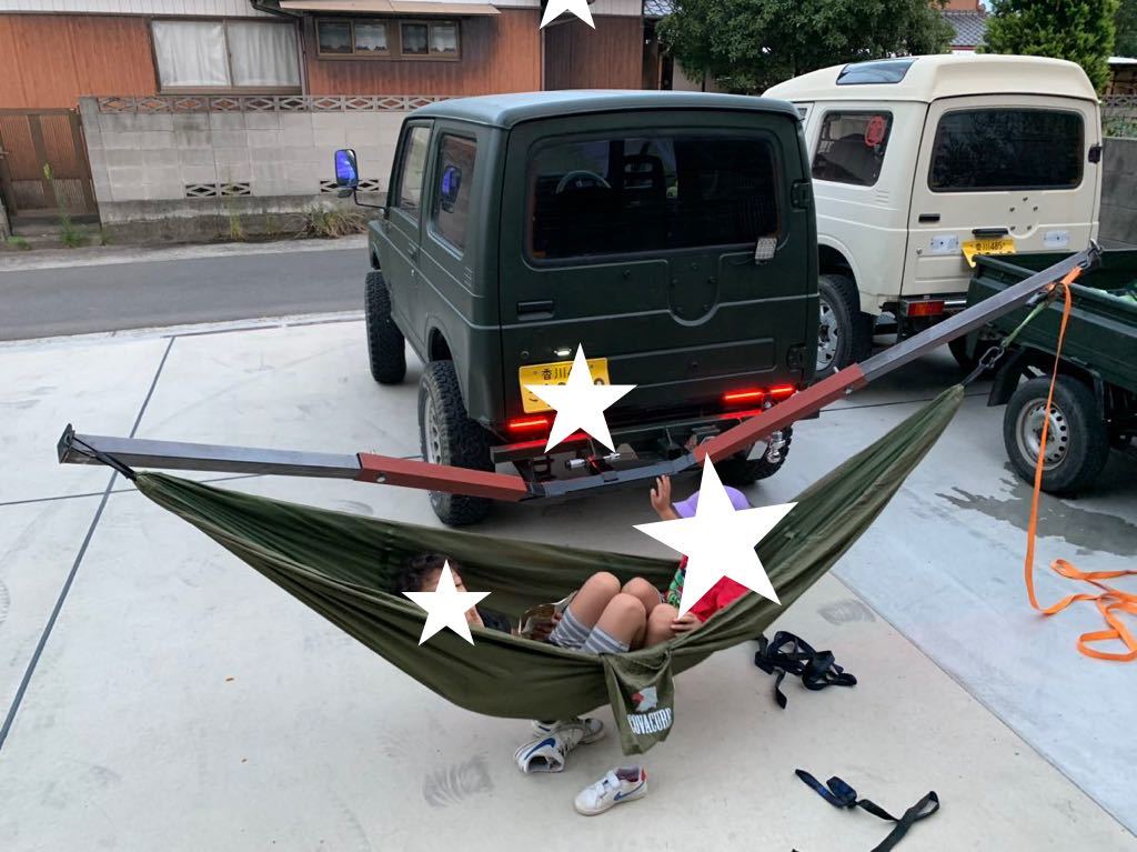 【やや傷や汚れあり】ヒッチハンモックセット ハンモック ジムニー ヒッチメンバーの落札情報詳細 ヤフオク落札価格検索 オークフリー
