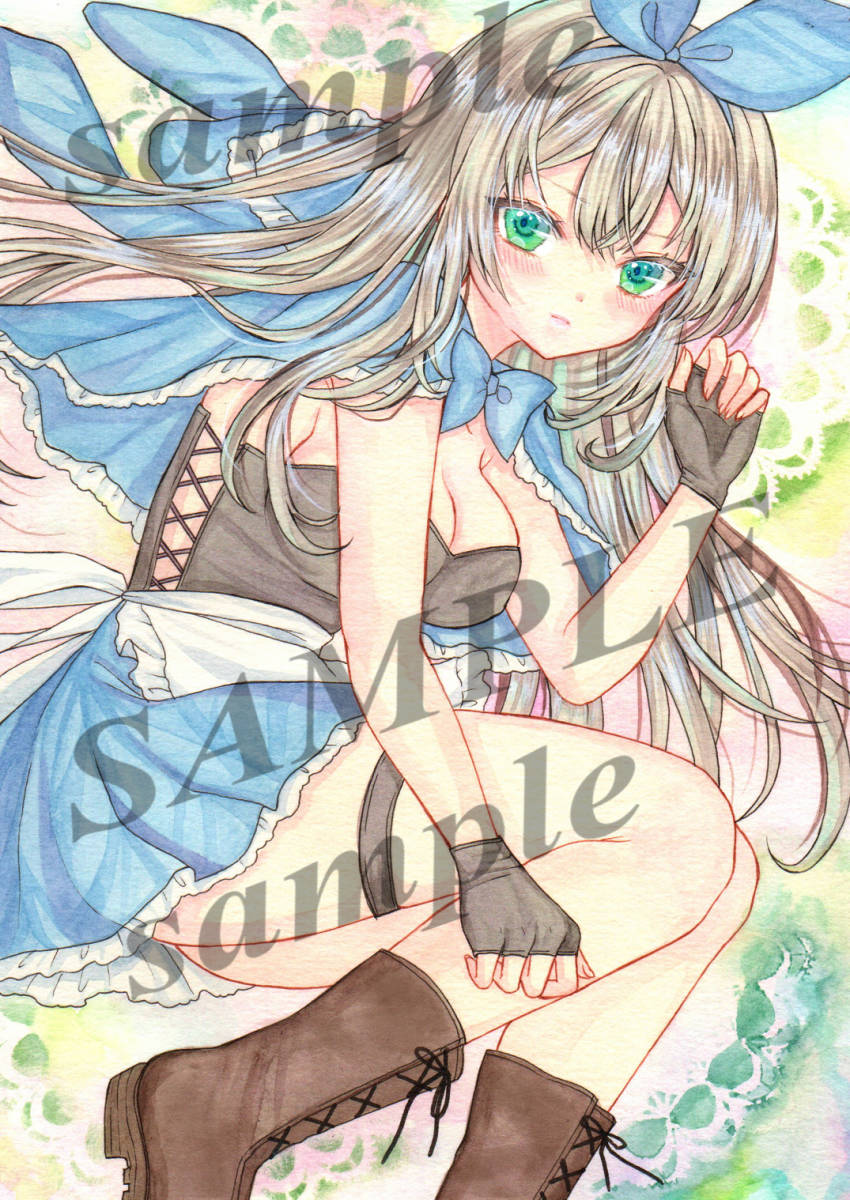 手描きイラスト オリジナルイラスト 【アリスちゃん】
