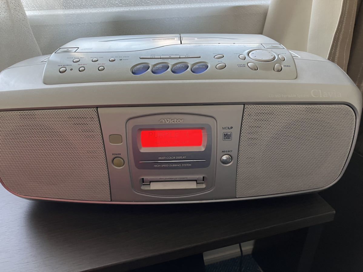 【整備済完動品】Victor クラビア RC-T1MD ブラック 極上美品！ Amazon.co.jp: Victor ビクター JVC RC-T1MD-P ピンク CD-MD