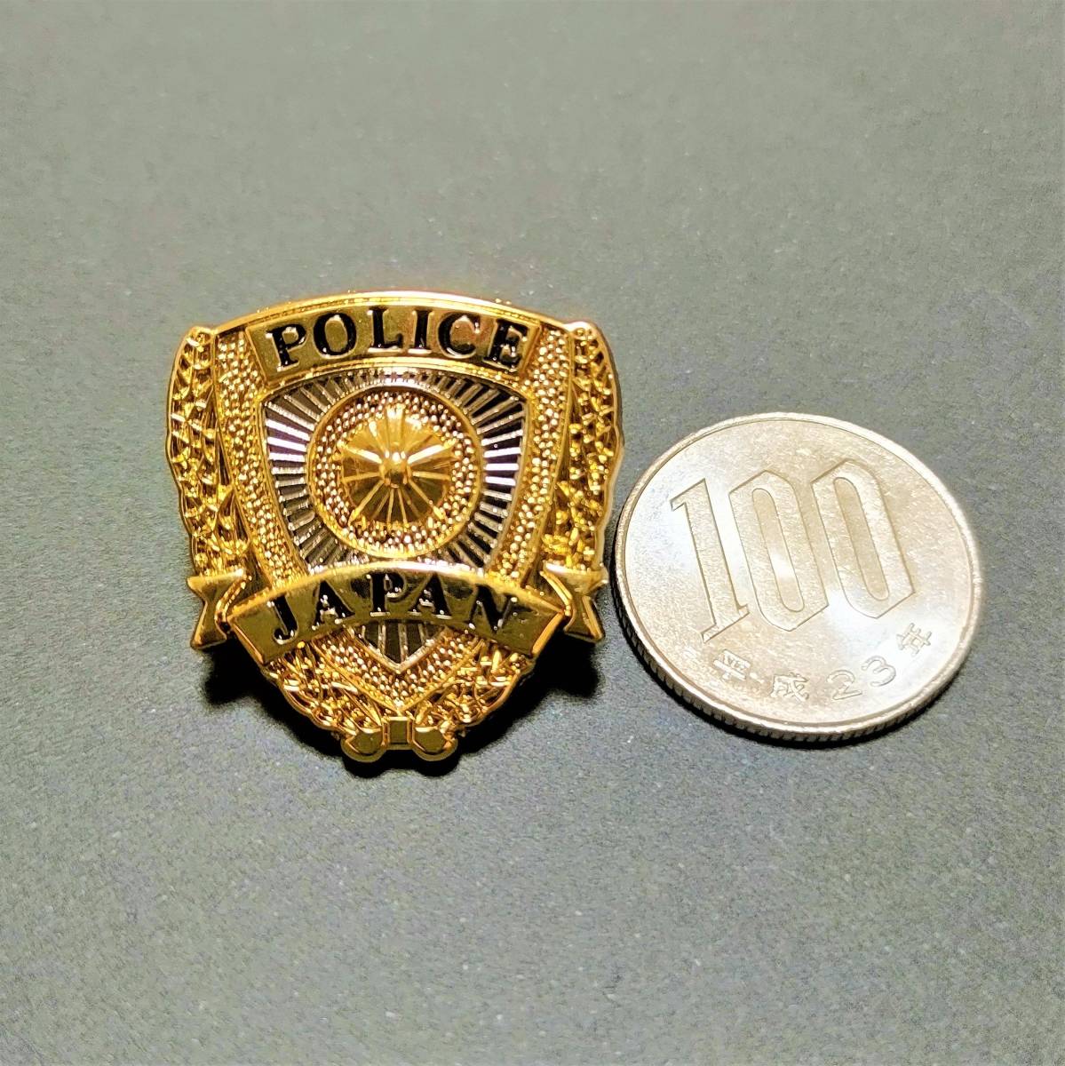 桜の御門　　P.D. 警察犬 プレート 警察グッズ 日本警察犬協会 NPDA バッジ 御章 記章NIPPON