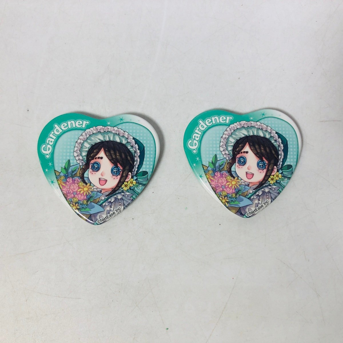 IdentityV 第五人格 芸者 ハート缶バッジ 荘園告白 スイパラ