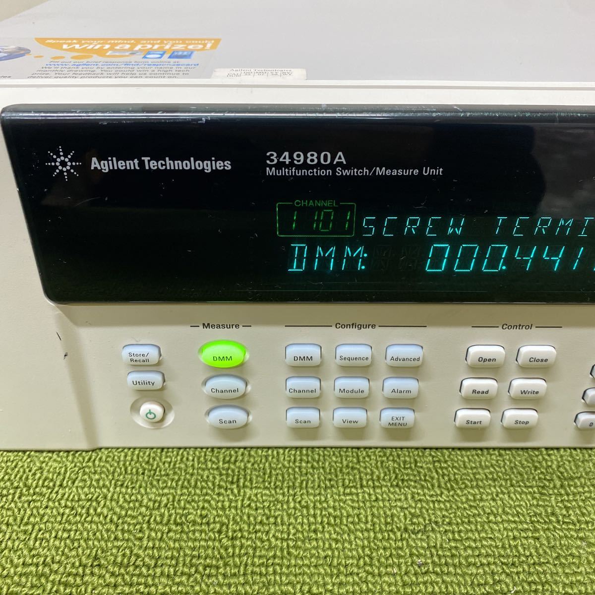 【傷や汚れあり】hp/Agilent「34980A」Multifunction Switch/Measure Unitの落札情報詳細 ...