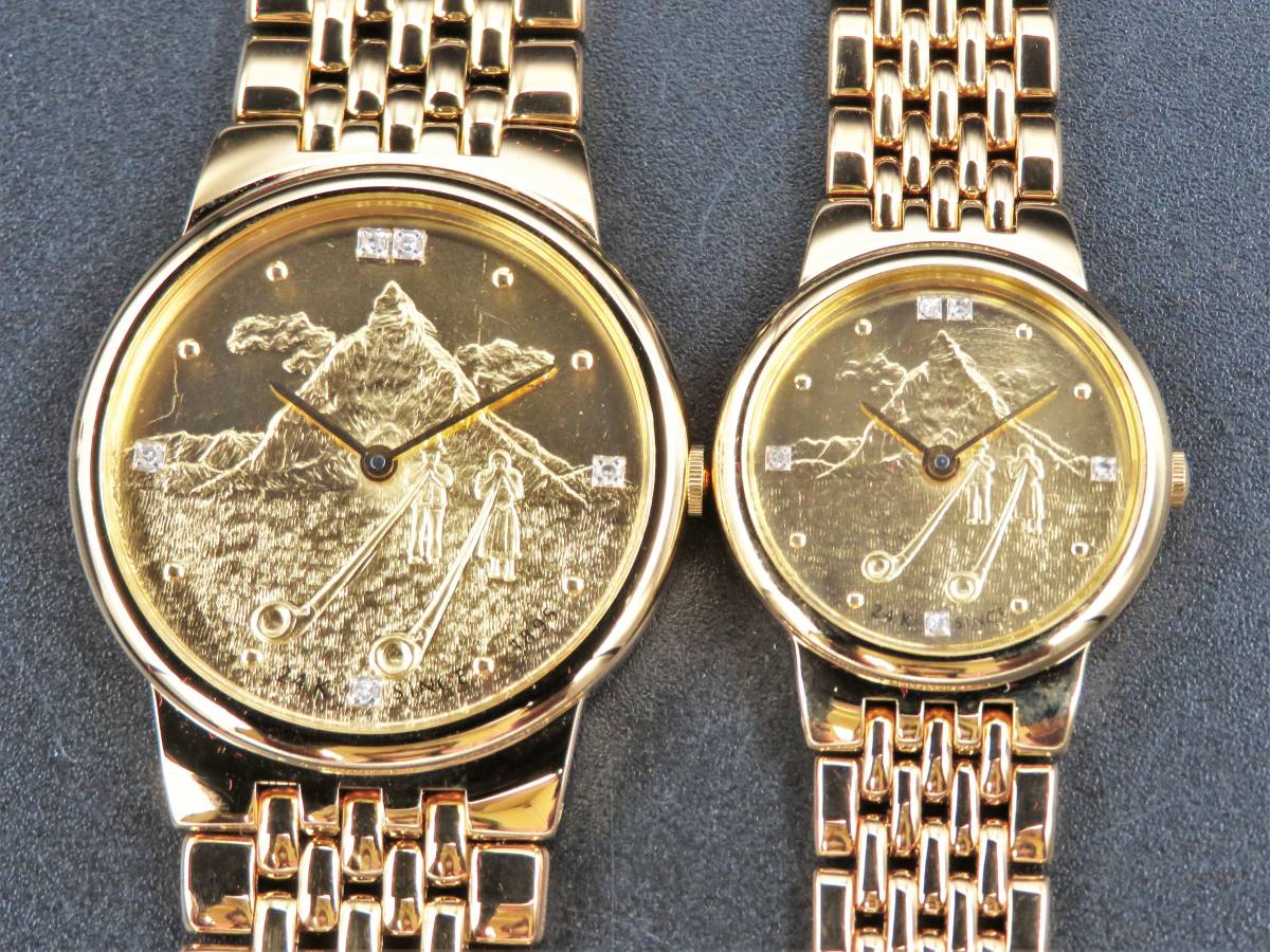 AUREOLE ウォレット 24k SS 6NSW-565L 腕時計 AUREOLE コインウォレット 24k SS 6NSW-565L 腕時計 やや傷や汚れあり