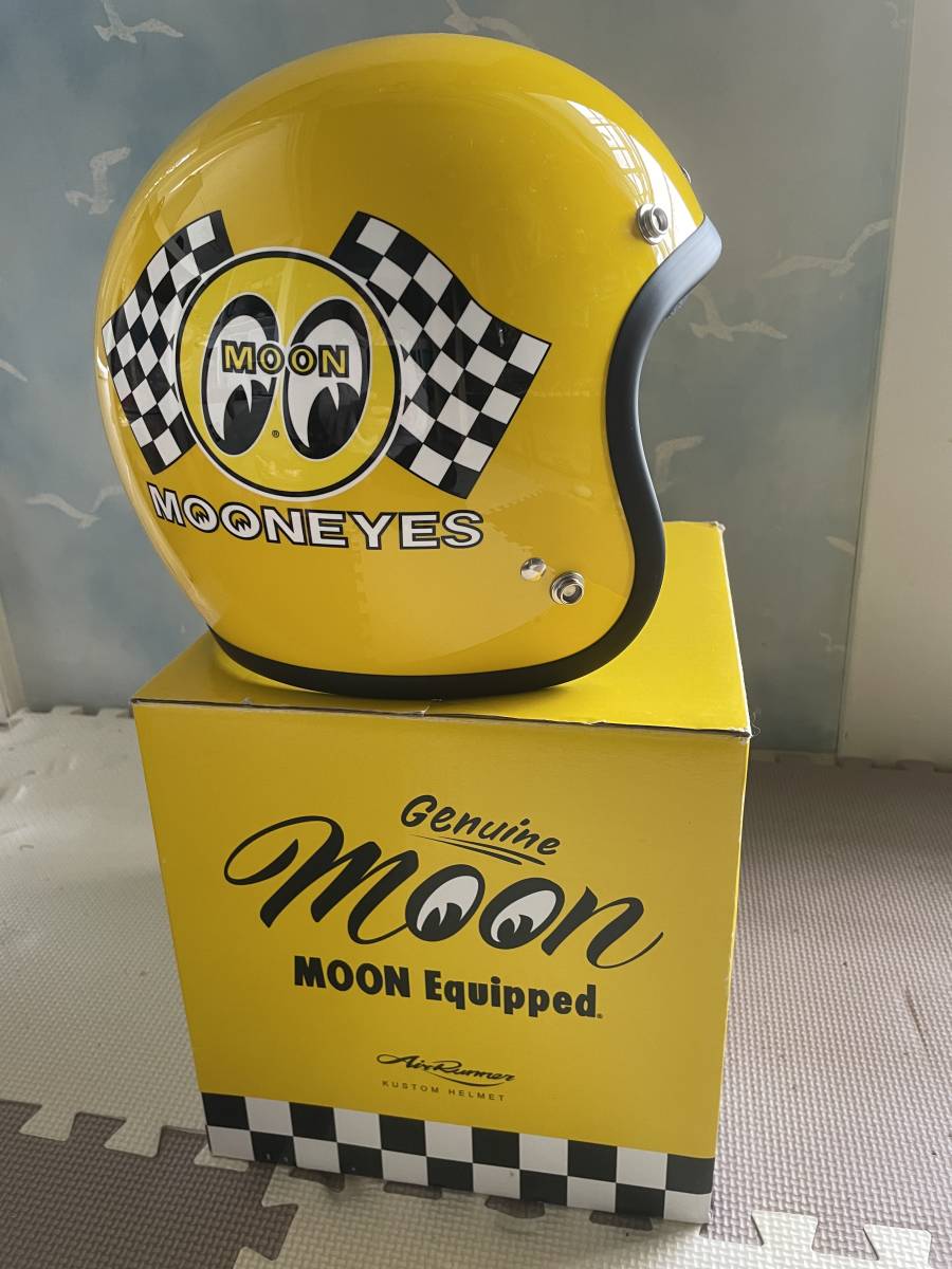 MOONEYES ムーンアイズ ジェットヘルメット ブラック