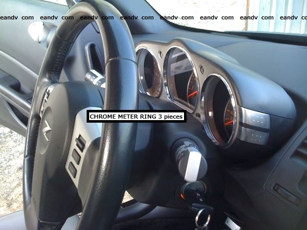 Z33 メーターリング アルミ磨きポリッシュ仕上クローム スピードメーター パネル バンパー シート ニスモ 純正 マフラー フェアレディZ 即納 国内在庫 日産フェアレディZ33 アルミ鏡面クローム磨きポリッシュ