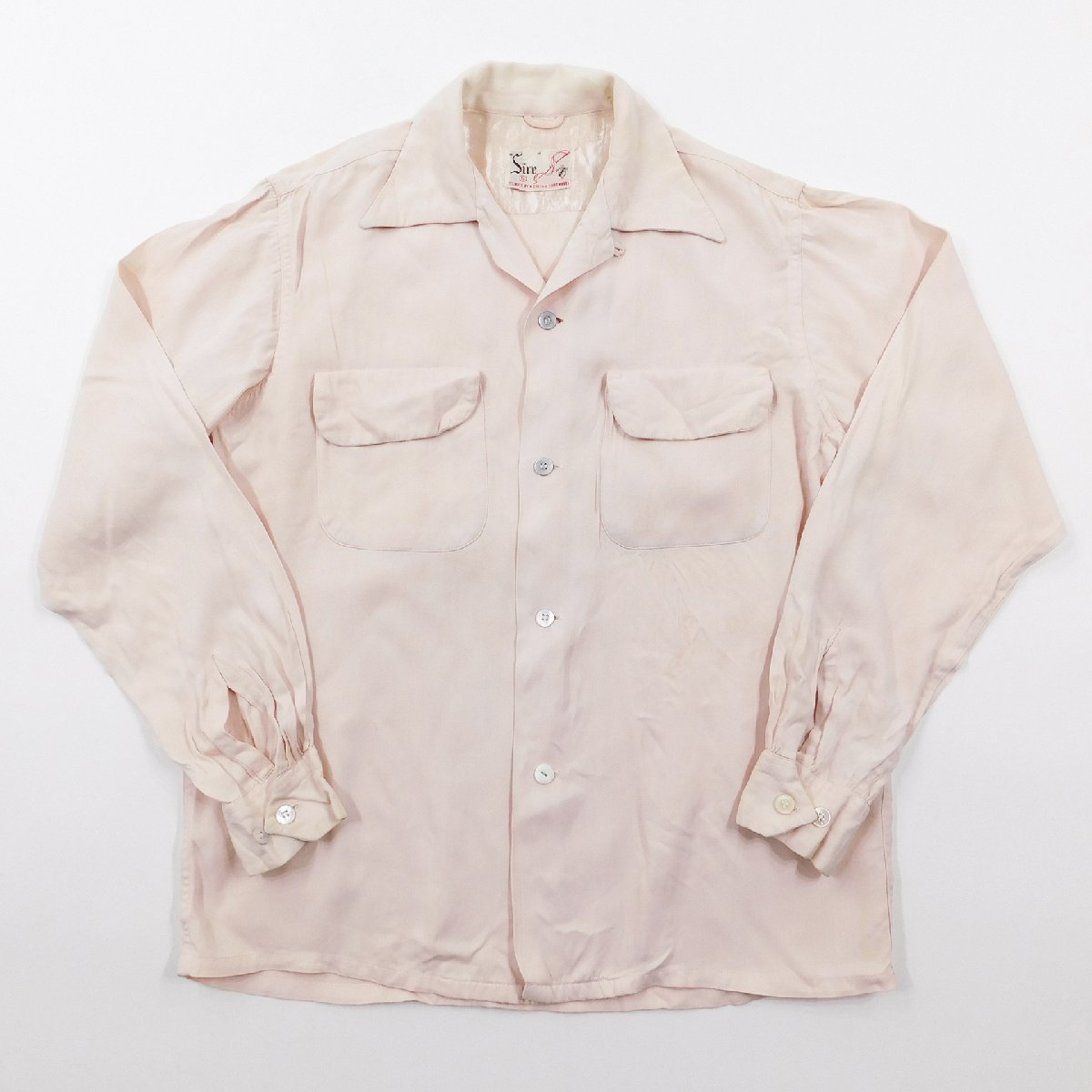 40s Sire やわらかく レーヨンシャツ 