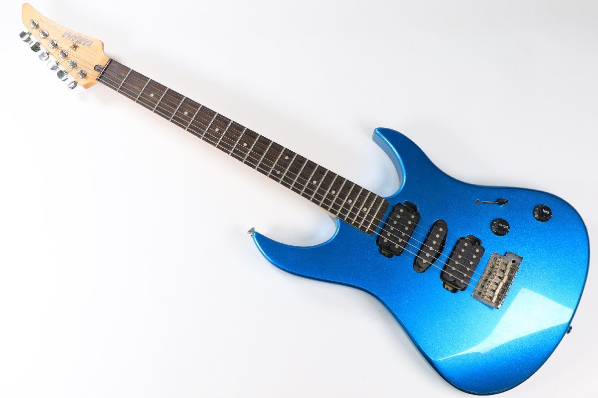 【傷や汚れあり】YAMAHA ヤマハ ADVANCED FORM YGX121D エレキギター ブルー系 弦楽器 楽器 9081NAの落札