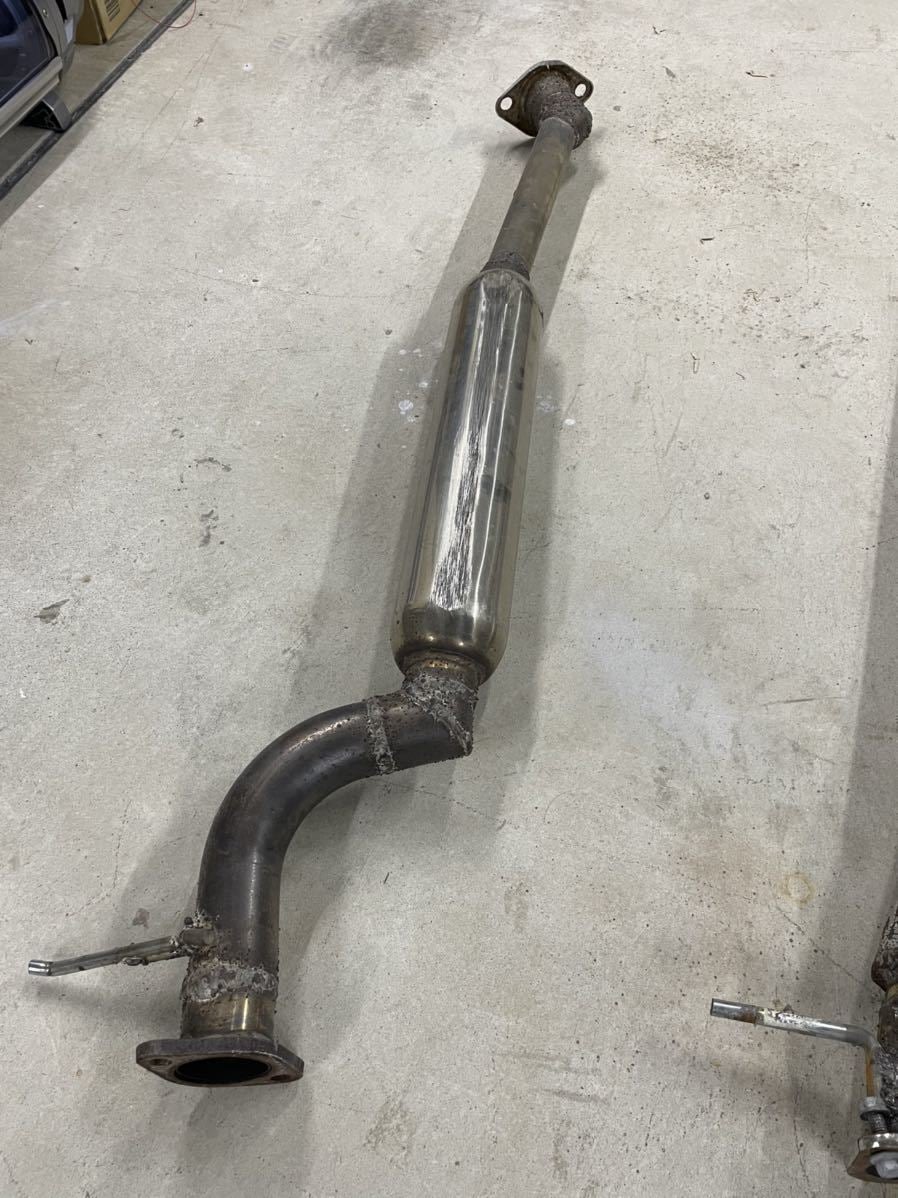 15クラウン 中間マフラー　ストレート 15クラウン 中間マフラーストレート