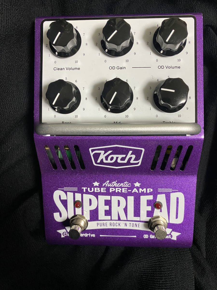 全体的に状態が悪い】【中古 ジャンク】KOCH SUPER LEAD 真空管2ch 